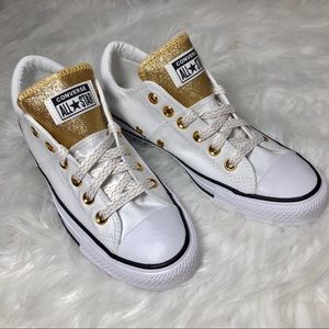 ladies gold converse